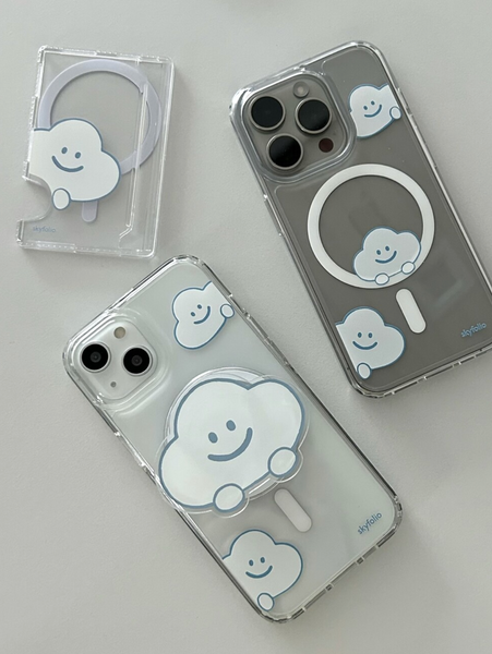 [skyfolio] Peekaboo Cloud MagSafe Grip Tok