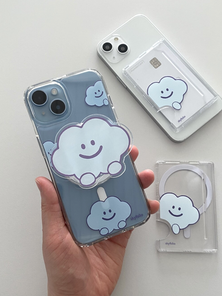 [skyfolio] Peekaboo Cloud MagSafe Grip Tok