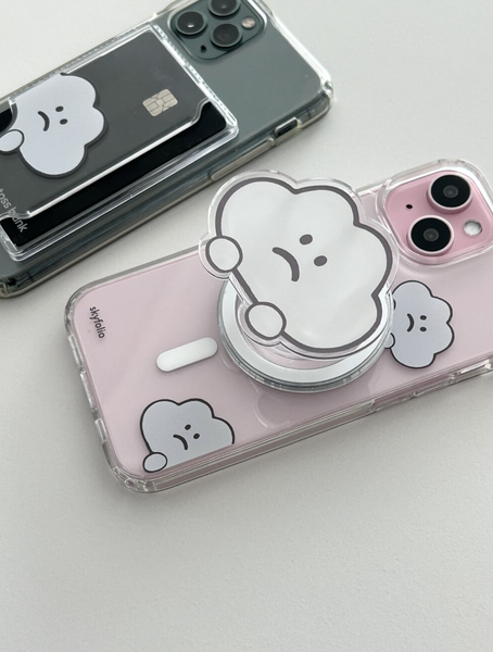 [skyfolio] Peekaboo Cloud MagSafe Grip Tok