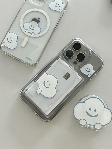 [skyfolio] Peekaboo Cloud MagSafe Grip Tok