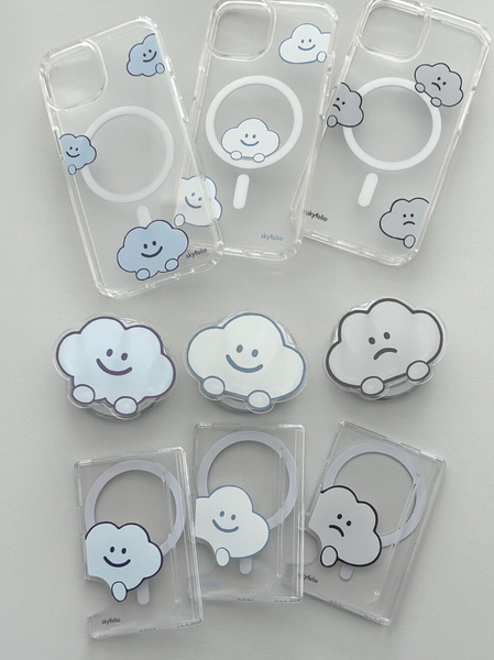 [skyfolio] Peekaboo Cloud MagSafe Grip Tok