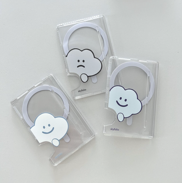 [skyfolio] Peekaboo Cloud MagSafe Card Slot