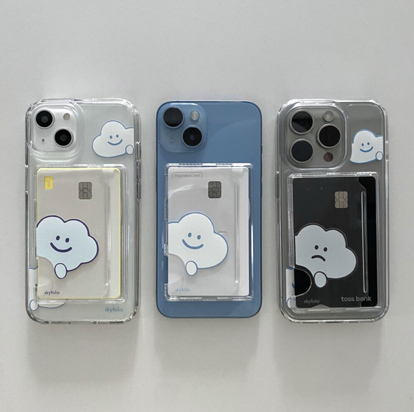 [skyfolio] Peekaboo Cloud MagSafe Card Slot