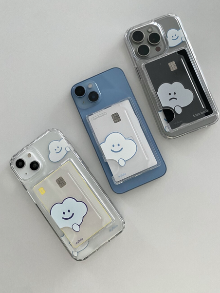 [skyfolio] Peekaboo Cloud MagSafe Card Slot