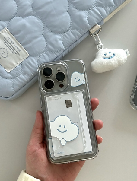 [skyfolio] Peekaboo Cloud MagSafe Card Slot