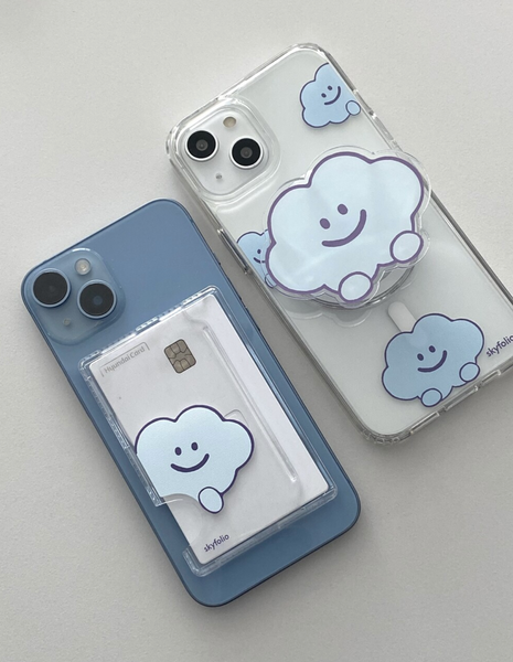 [skyfolio] Peekaboo Cloud MagSafe Card Slot