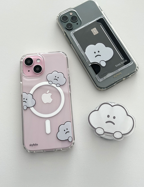 [skyfolio] Peekaboo Cloud MagSafe Card Slot