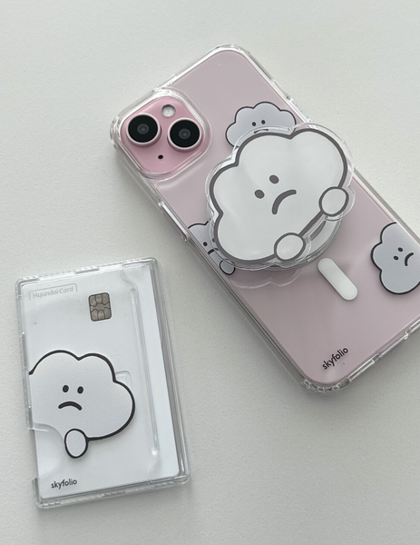 [skyfolio] Peekaboo Cloud MagSafe Card Slot