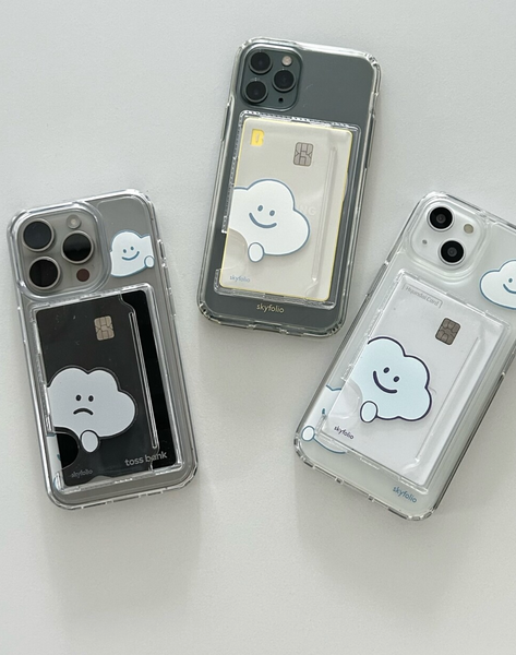 [skyfolio] Peekaboo Cloud MagSafe Card Slot