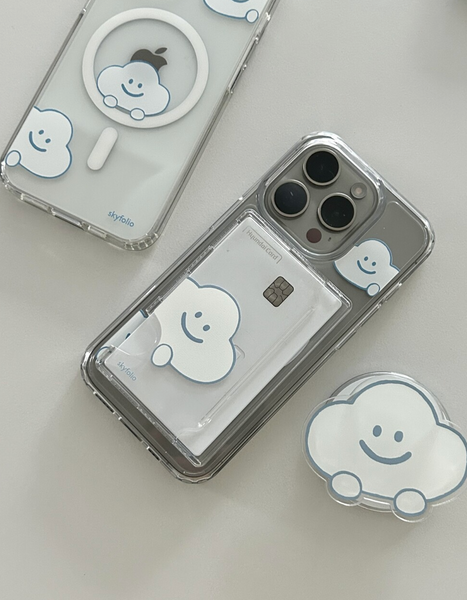 [skyfolio] Peekaboo Cloud MagSafe Card Slot