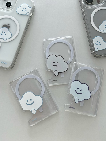 [skyfolio] Peekaboo Cloud MagSafe Card Slot