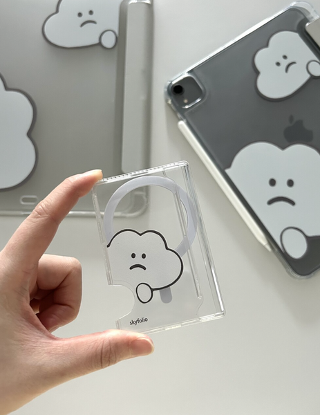 [skyfolio] Peekaboo Cloud MagSafe Card Slot