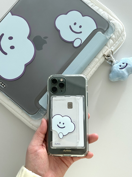 [skyfolio] Peekaboo Cloud MagSafe Card Slot