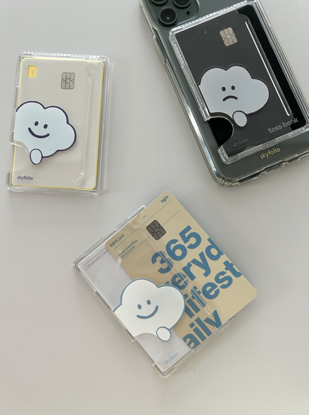 [skyfolio] Peekaboo Cloud MagSafe Card Slot