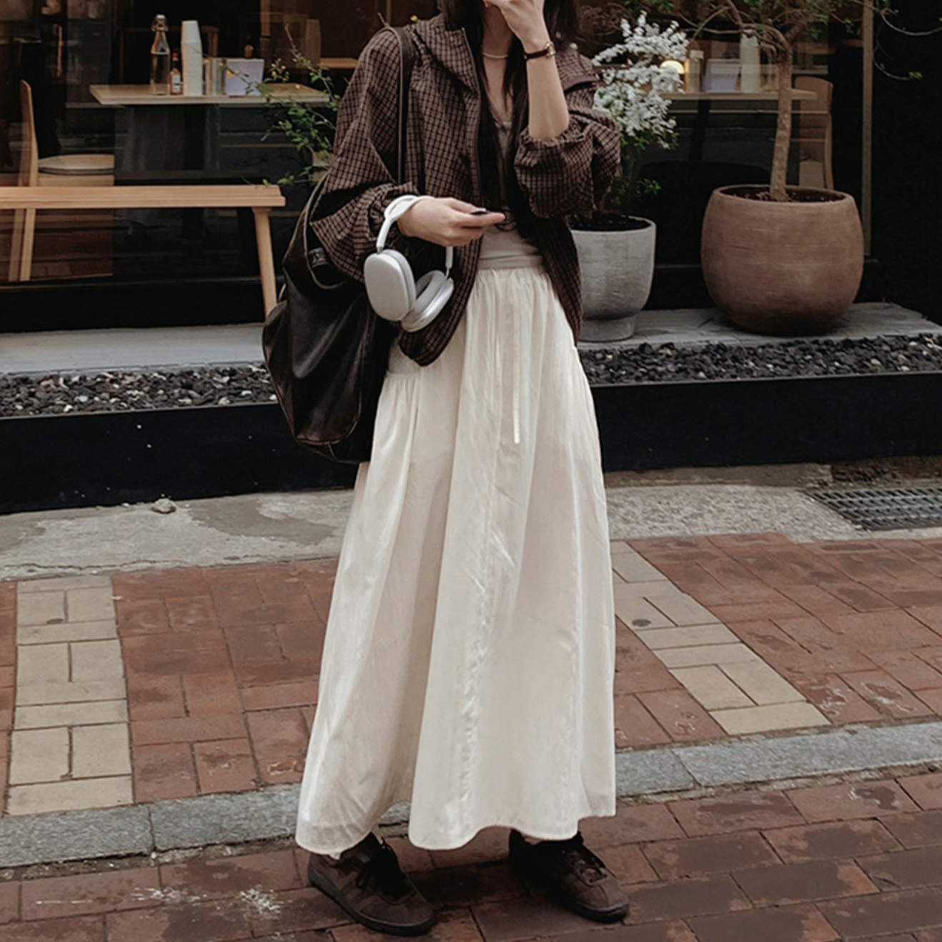 [SLOWAND] # SLOWMADE April Ribbon Skirt