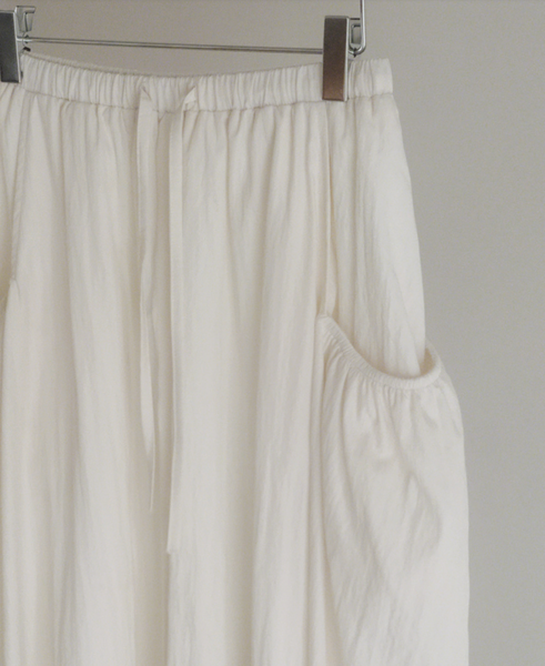 [SLOWAND] # SLOWMADE April Ribbon Skirt