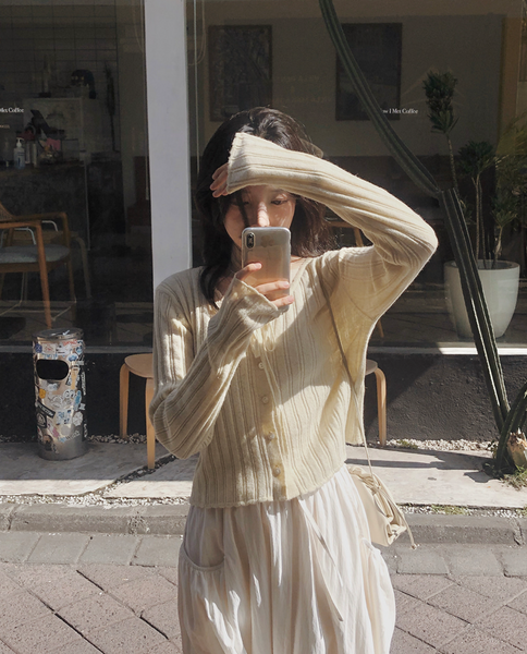 [SLOWAND] # SLOWMADE April Ribbon Skirt