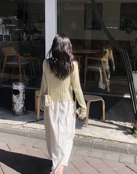 [SLOWAND] # SLOWMADE April Ribbon Skirt