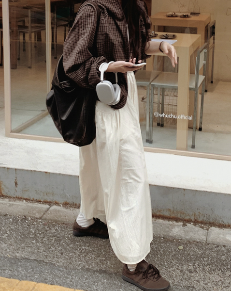 [SLOWAND] # SLOWMADE April Ribbon Skirt