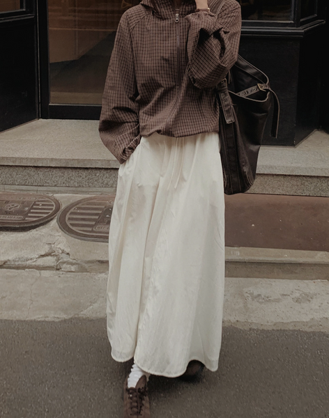 [SLOWAND] # SLOWMADE April Ribbon Skirt