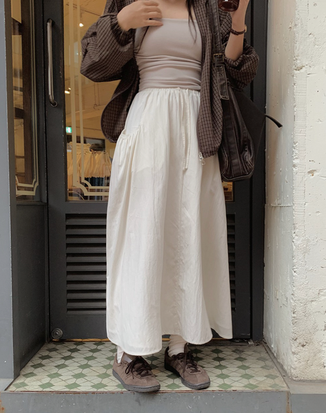 [SLOWAND] # SLOWMADE April Ribbon Skirt