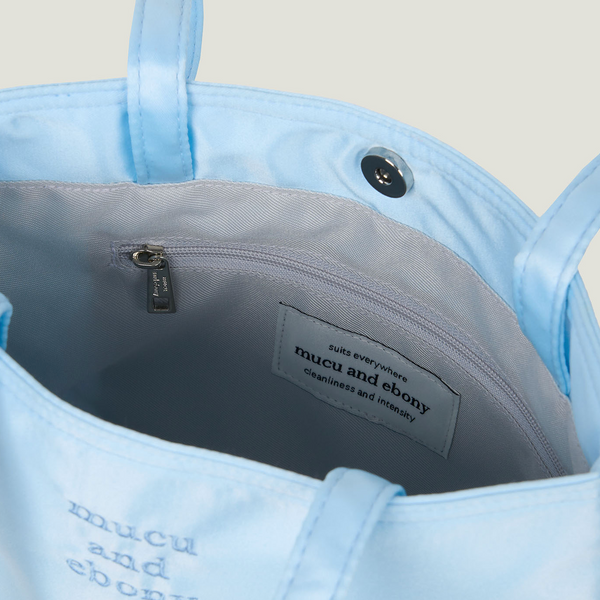 [mucu and ebony] Haze bag Light Blue