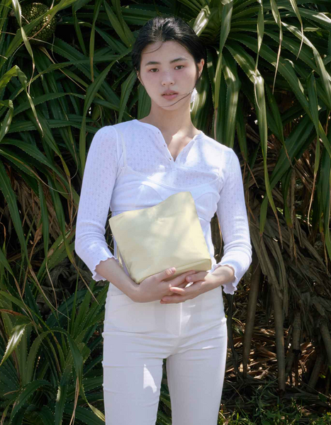 [mucu and ebony] Haze bag Cream Lemon