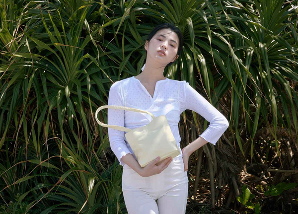 [mucu and ebony] Haze bag Cream Lemon