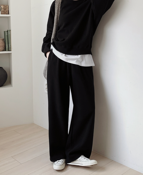 [SLOWAND] # SLOWMADE Clean Cotton 365 Short-Sleeved / Long-sleeved Plain T-shirt