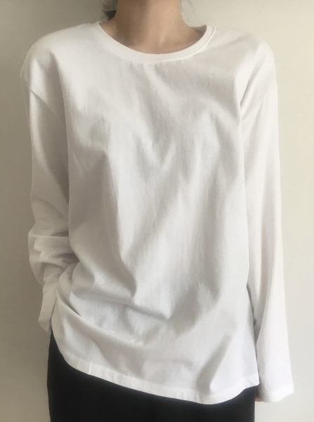[SLOWAND] # SLOWMADE Clean Cotton 365 Short-Sleeved / Long-sleeved Plain T-shirt