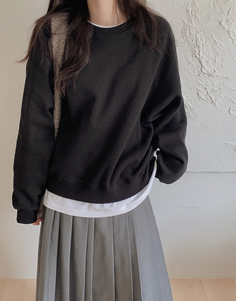 [SLOWAND] # SLOWMADE Clean Cotton 365 Short-Sleeved / Long-sleeved Plain T-shirt