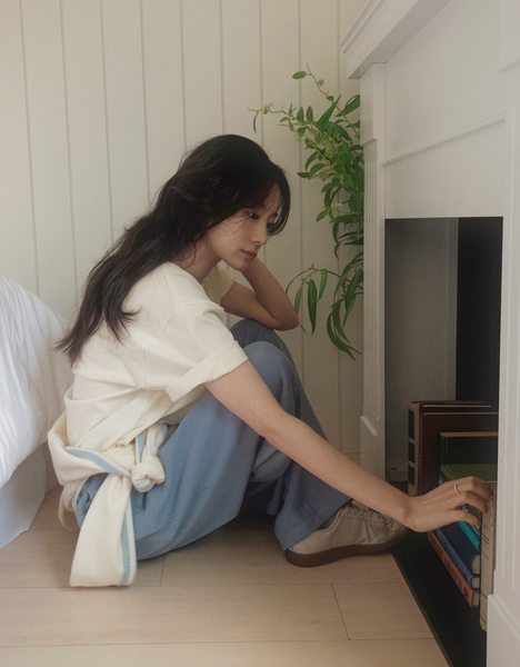 [SLOWAND] # SLOWMADE Clean Cotton 365 Short-Sleeved / Long-sleeved Plain T-shirt