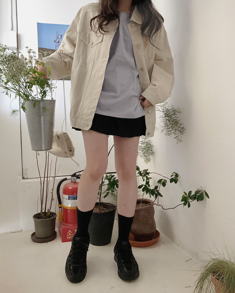 [SLOWAND] # SLOWMADE Clean Cotton 365 Short-Sleeved / Long-sleeved Plain T-shirt