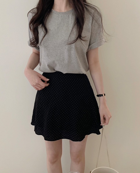 [SLOWAND] # SLOWMADE Clean Cotton 365 Short-Sleeved / Long-sleeved Plain T-shirt