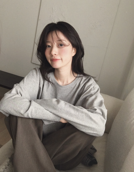 [SLOWAND] # SLOWMADE Clean Cotton 365 Short-Sleeved / Long-sleeved Plain T-shirt