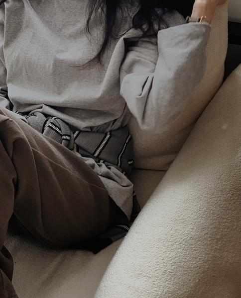 [SLOWAND] # SLOWMADE Clean Cotton 365 Short-Sleeved / Long-sleeved Plain T-shirt