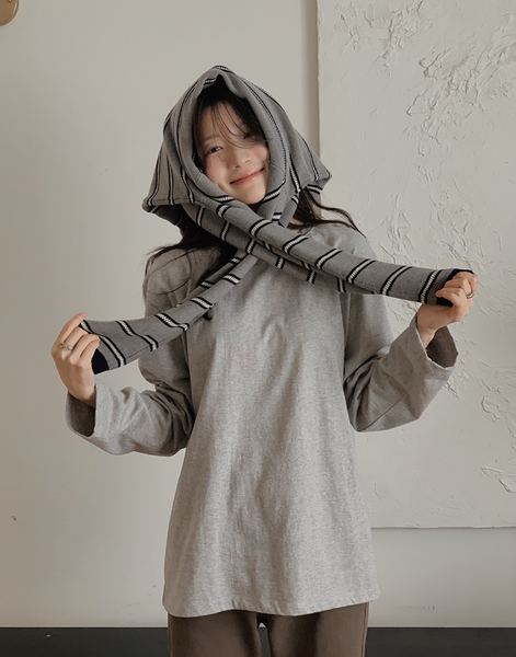 [SLOWAND] # SLOWMADE Clean Cotton 365 Short-Sleeved / Long-sleeved Plain T-shirt