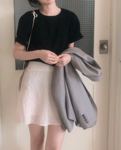 [SLOWAND] # SLOWMADE Clean Cotton 365 Short-Sleeved / Long-sleeved Plain T-shirt