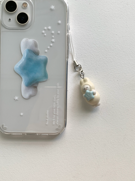 [flo.d studio] Dorong Star Bunny Keyring