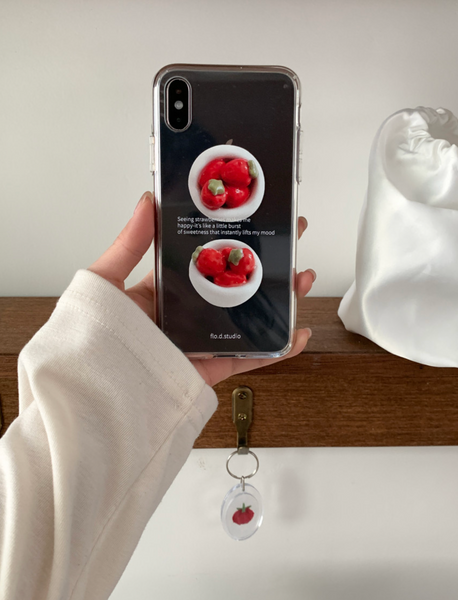 [flo.d studio] Strawberry Bowl Case