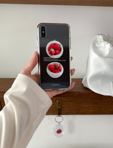 [flo.d studio] Strawberry Bowl Case