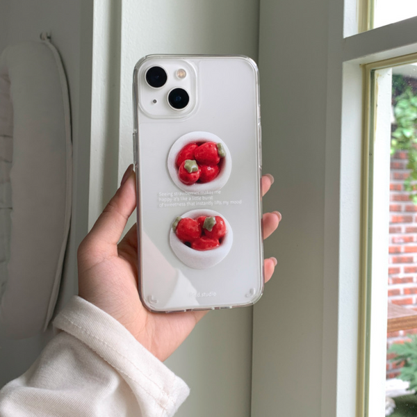 [flo.d studio] Strawberry Bowl Case