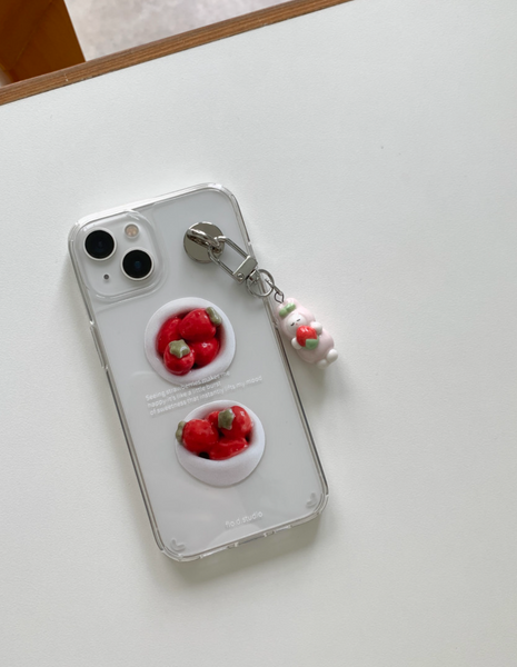 [flo.d studio] Strawberry Bowl Case