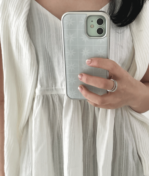 [pleazly] Flash(Gray) Silver Epoxy Bumper