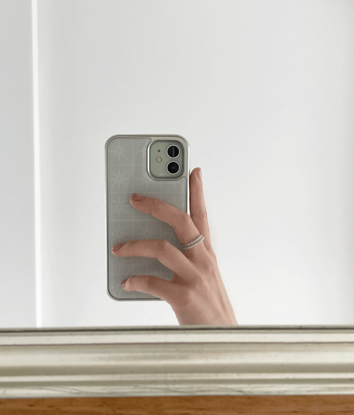 [pleazly] Flash(Gray) Silver Epoxy Bumper