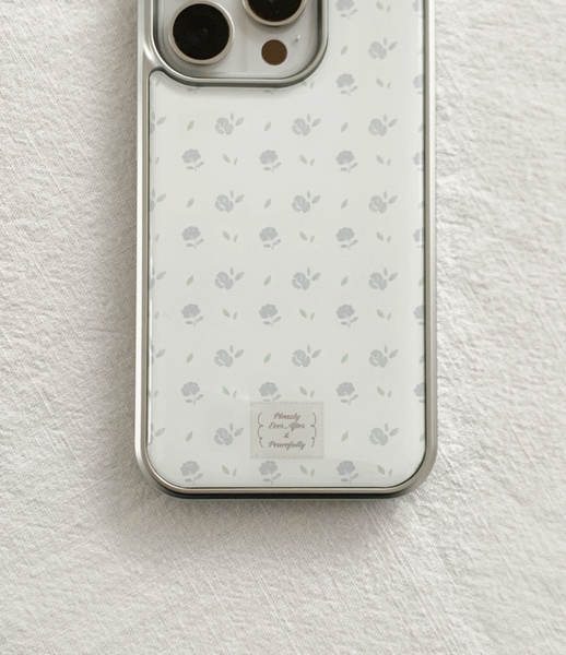 [pleazly] Heather Silver Epoxy Bumper