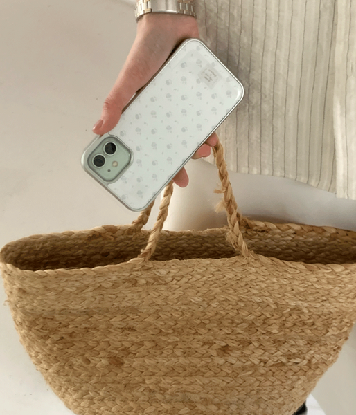 [pleazly] Heather Silver Epoxy Bumper