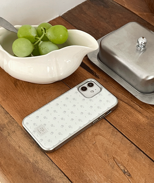 [pleazly] Heather Silver Epoxy Bumper