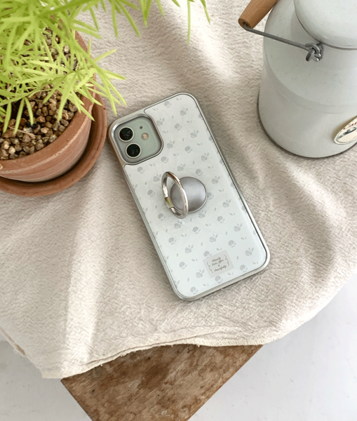 [pleazly] Heather Silver Epoxy Bumper