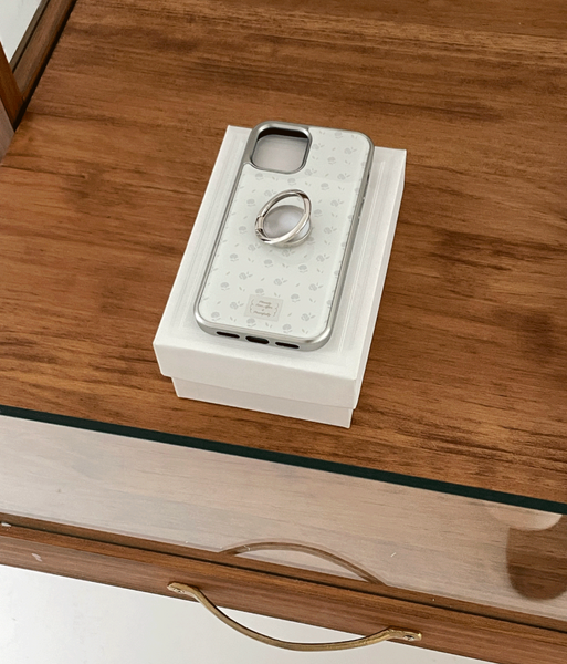 [pleazly] Heather Silver Epoxy Bumper